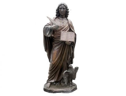 Cast bronze religious sculptures