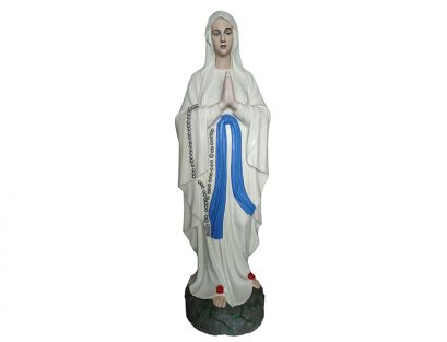 Religious fiberglass statue