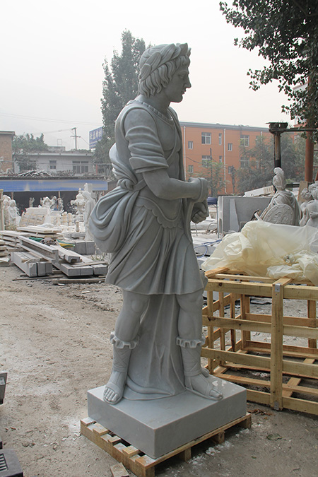 Hand carved marble sculpture for garden decoration