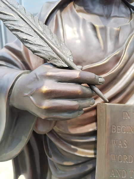 Cast bronze religious sculptures for church usage