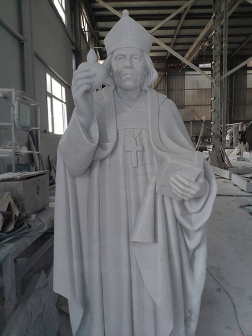 Marble Church Statue