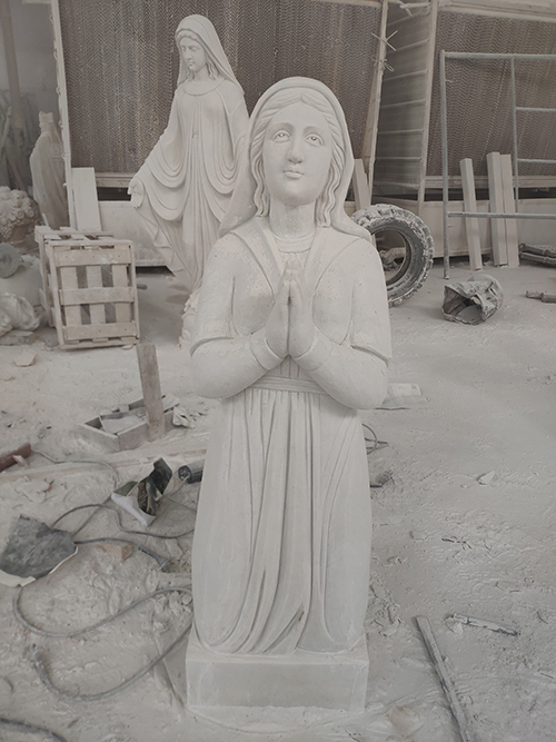 Hunan White Marble life size religious statues