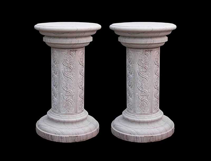 High quality customized hand carved pedestal