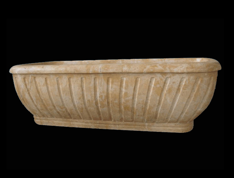 Morden natural stone bathtubs for indoors usage