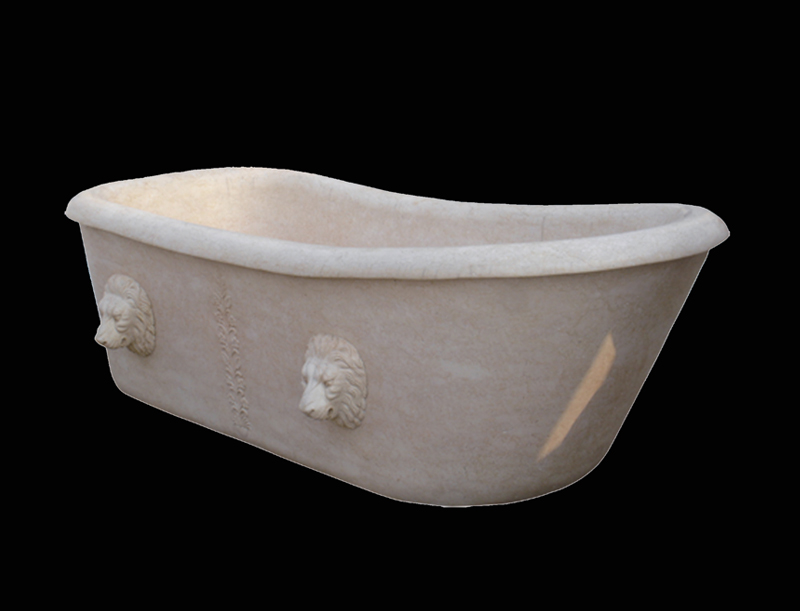 Classic hand carved stone bathtubs for indoors usage