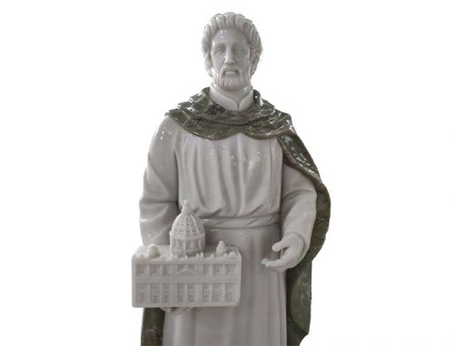 Religious hand carved marble St. Joseph for church usage