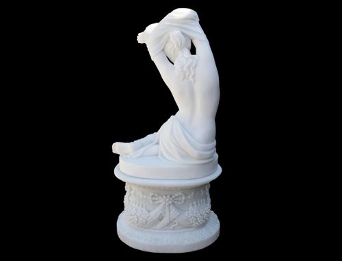 Hand carved marble woman sculpture for garden decoration