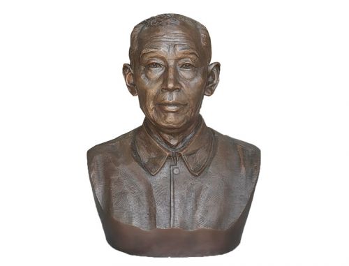 Cast bronze life size bust for indoors decoration