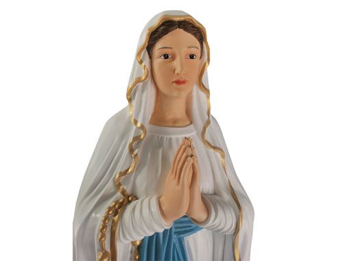 Religious fiberglass Mary statue for church usage