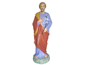 Religious fiberglass Saint Joseph statue for church usage