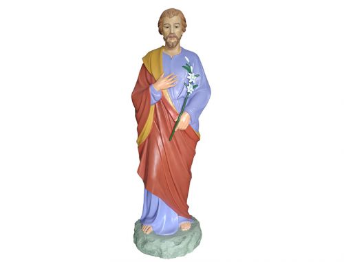 Religious fiberglass Saint Joseph statue for church usage