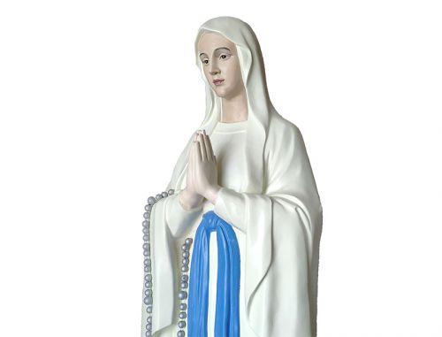 Religious fiberglass statue