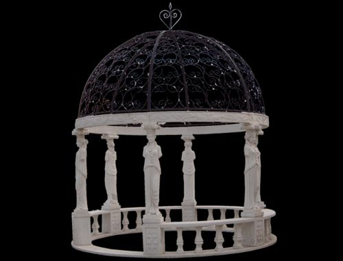 High quality marble gazebos for garden decoration