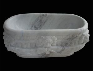 marble bathtub