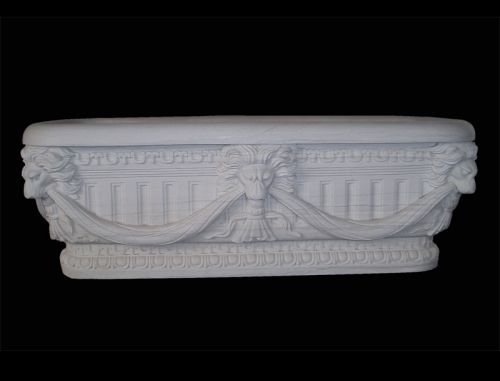 Indoors usage hand carved natural stone bathtubs