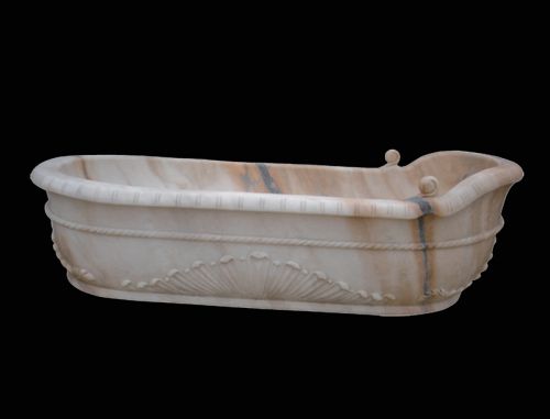 Classic hand carved stone bathtubs for indoors usage